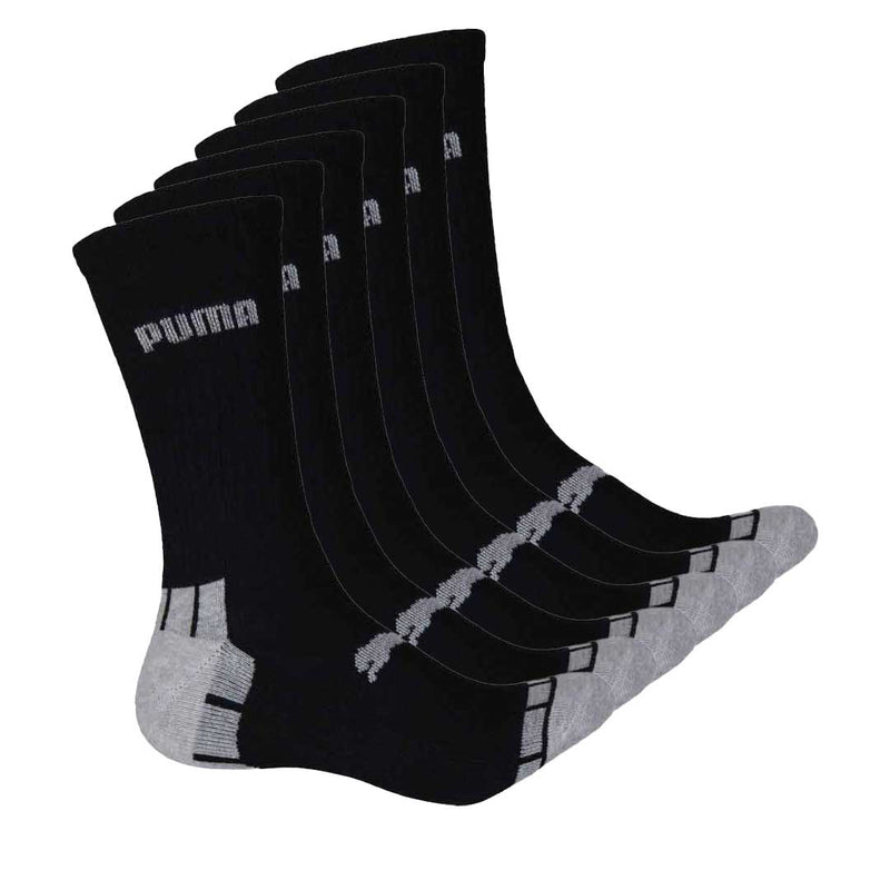 Puma - Lot de 6 paires de chaussettes mi-mollet pour homme (P116382 008)