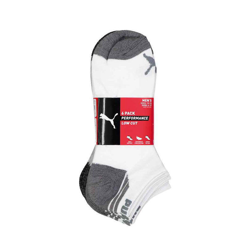 Puma - Lot de 6 paires de chaussettes basses pour homme (P115305C 117)