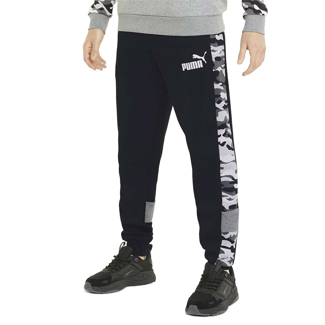 Puma Men s Essential Camo Sweatpant 849046 01 SVP Sports