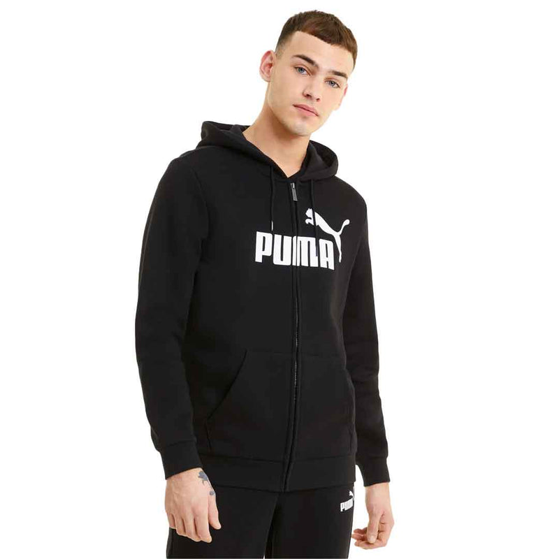 Puma - Men's Essentials Big Logo Full Zip Hoodie (586698 01)