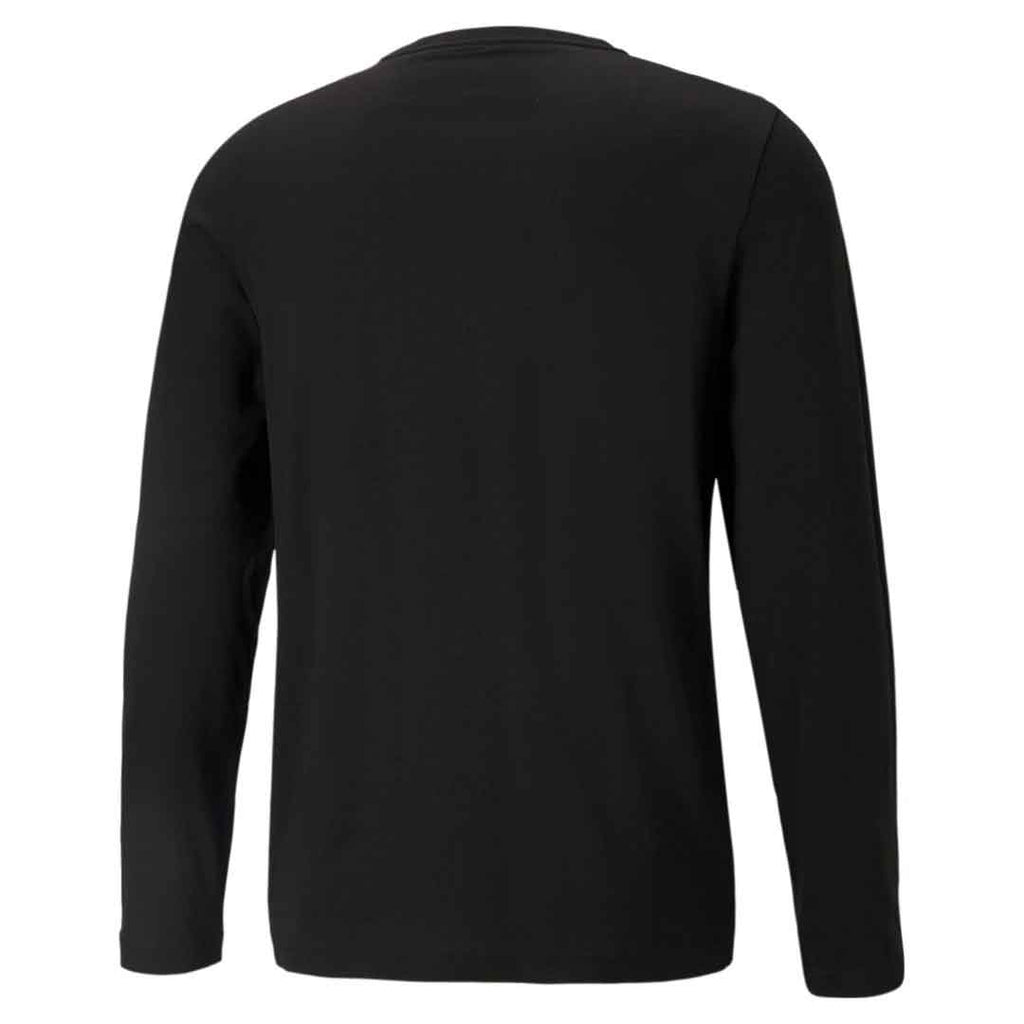 Puma - T-shirt à manches longues Essentials avec petit logo pour hommes (586672 01)