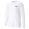 Puma - T-shirt à manches longues Essentials avec petit logo pour hommes (586672 02)