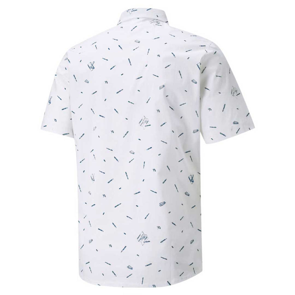 Puma - Men's Puma x Arnold Palmer Correspondence Button Down Shirt (533025 01)