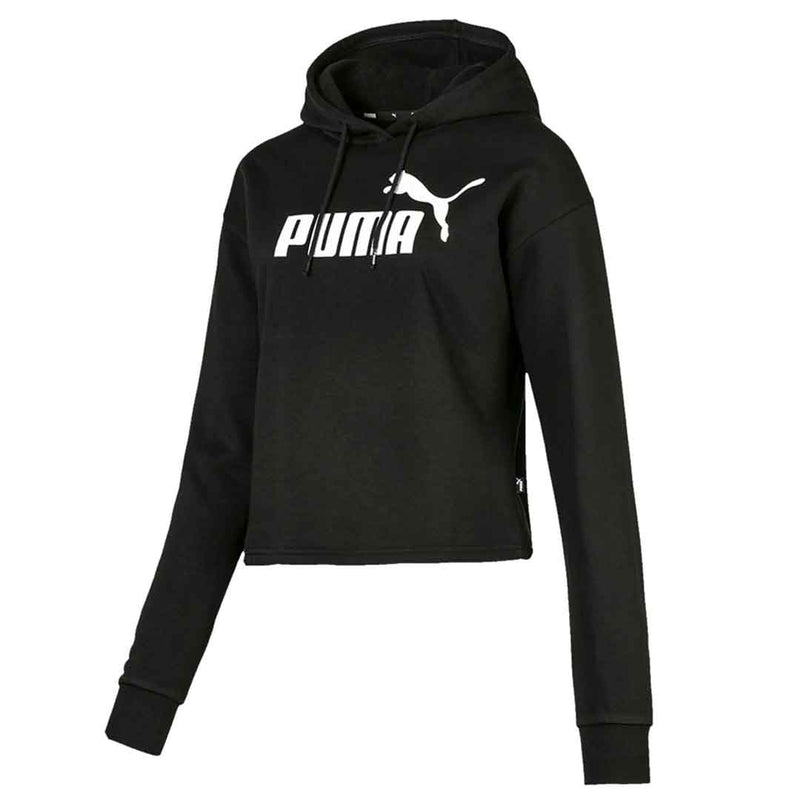 Puma - Women's Elevated Essentials Logo Cropped Hoodie (580153 01)