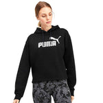 Puma - Women's Elevated Essentials Logo Cropped Hoodie (580153 01)