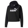 Puma - Sweat à capuche court avec logo Essentials pour femme (586869 01)