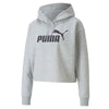 Puma - Sweat à capuche court avec logo Essentials pour femme (586869 04)