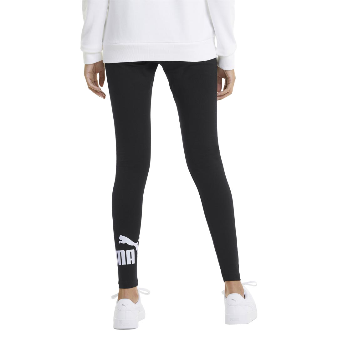 PUMA Essentials Logo Leggings Women s Black Size S