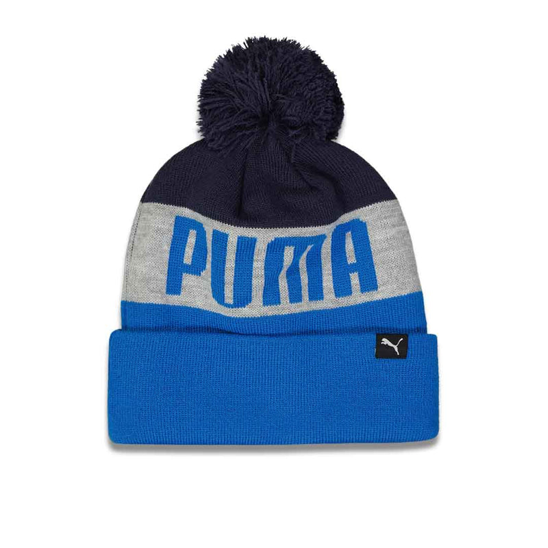 Puma - Wordmark Cuff Pom Beanie (PV5-0338 413)