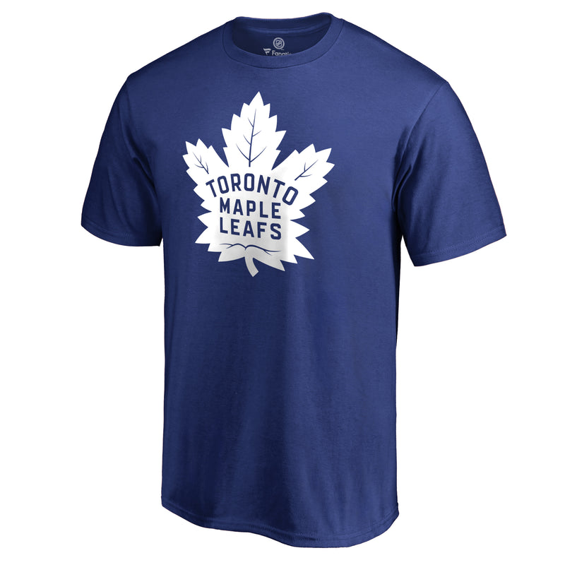 Fanatics - T-shirt avec logo principal des Maple Leafs de Toronto pour hommes (QF86 RYB 2GZ FA3)