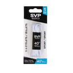 SVP Sports - 40in Shoelace (Oval) (DM21167 OVAL-WHT-40)