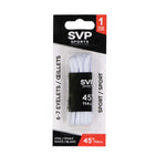 SVP Sports - Lacet de 45 pouces (ovale) (DM21167 OVAL-WHT-45)