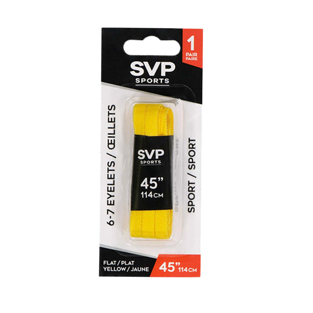 SVP Sports - 45in Shoelace (Flat) (DM21167 FLAT-YLW-45)