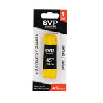 SVP Sports - Lacet de 45 pouces (plat) (DM21167 FLAT-YLW-45)