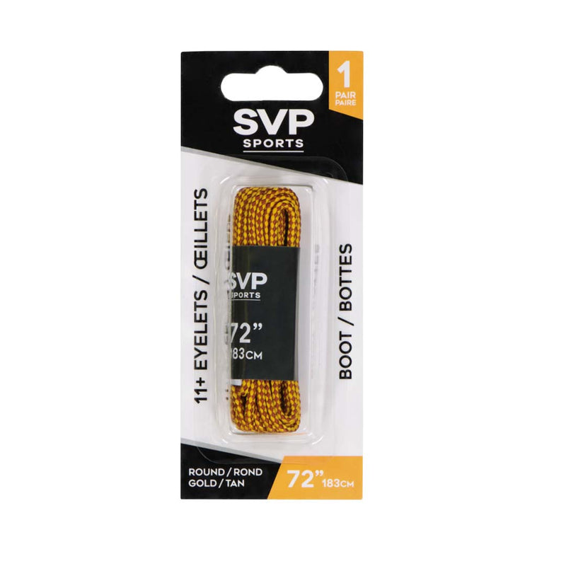 SVP Sports - 72in Boot Lace (Round) (DM21167 OVAL-GLD/BRN)