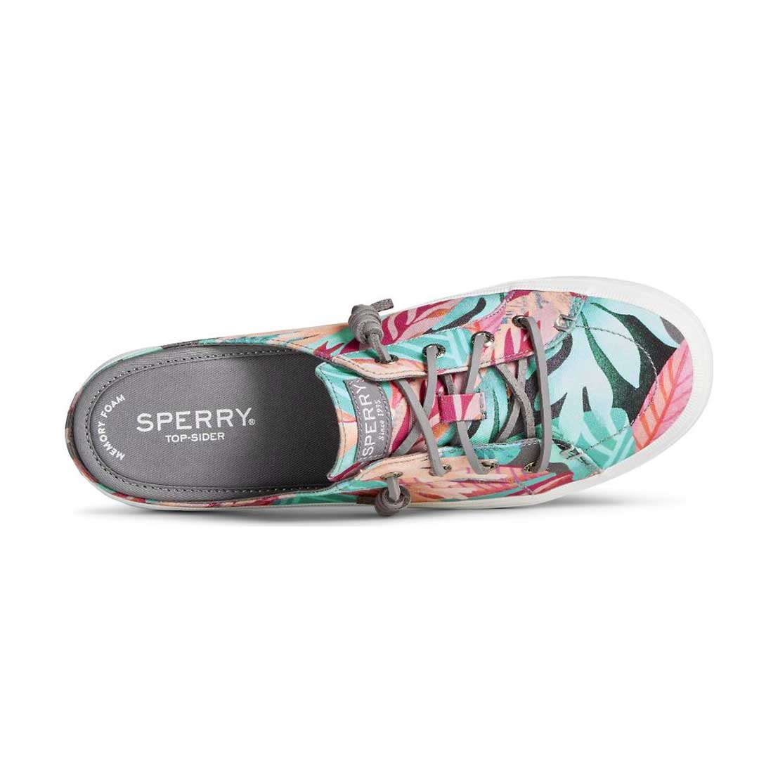 Sperry - Women's Crest Vibe Coral Floral Mule Shoes (STS87455