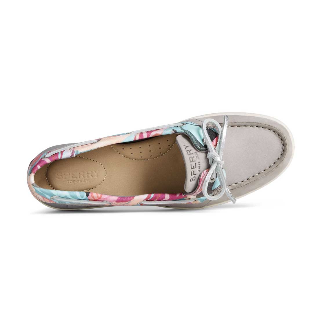 Floral boat top shoes