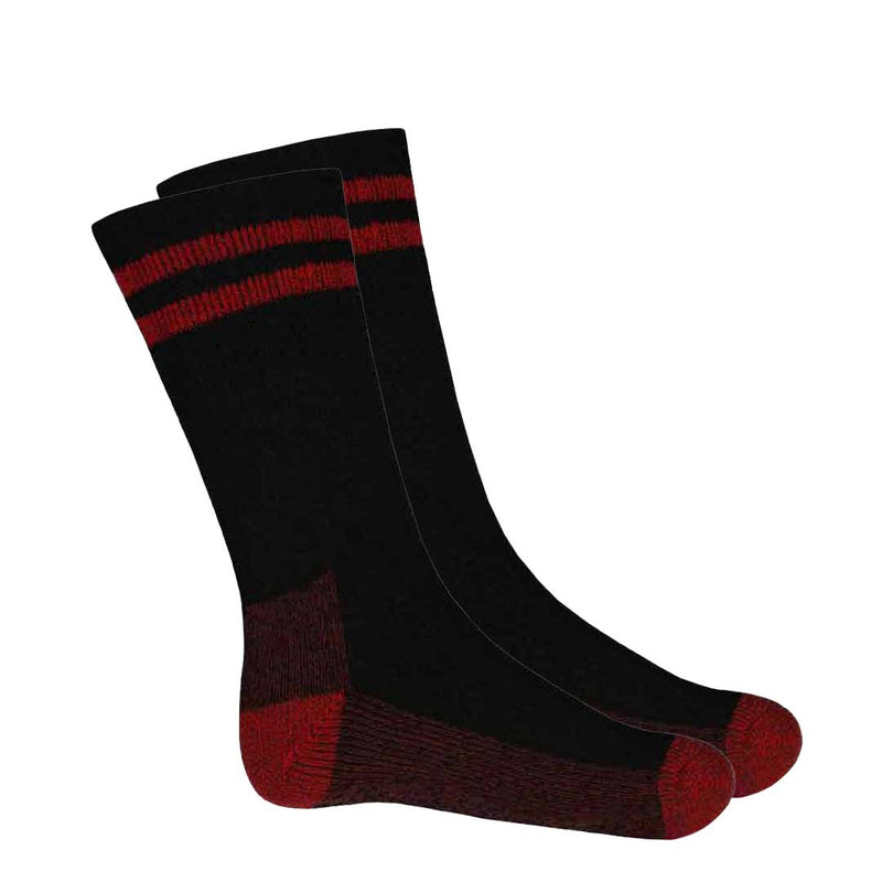 TOKË - Men's 2 Pack Merino Wool Thermal Sock (685599-BLKRED)