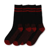 TOKË - Men's 2 Pack Merino Wool Thermal Socks (685599-BLKRED)