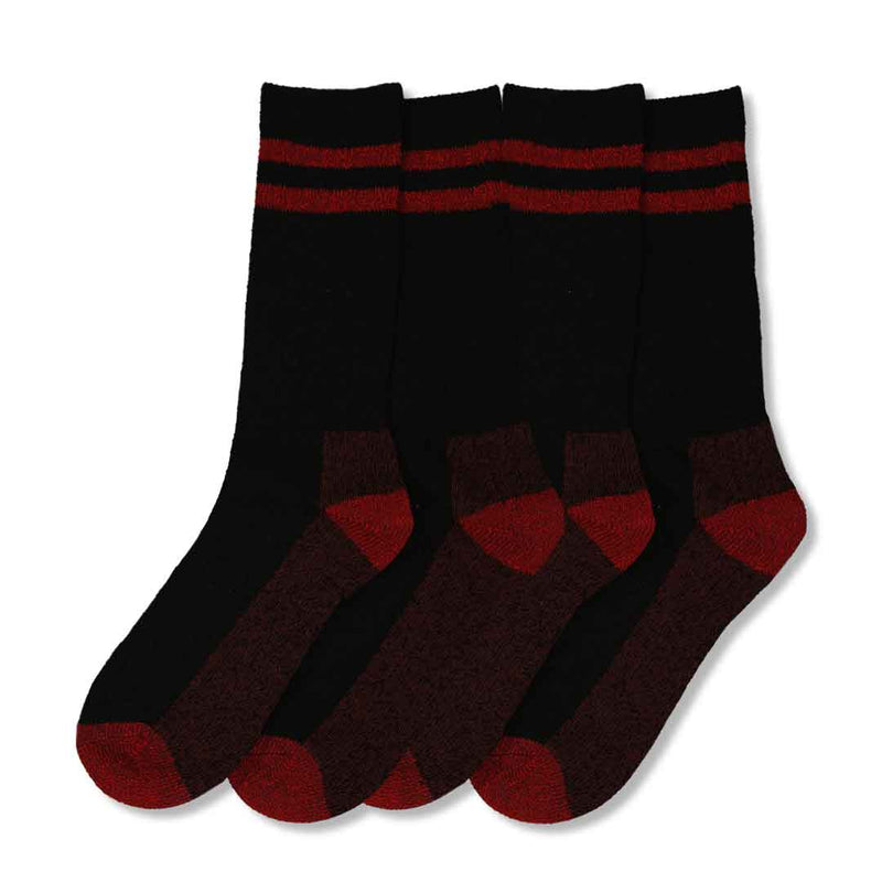 TOKË - Men's 2 Pack Merino Wool Thermal Socks (685599-BLKRED)