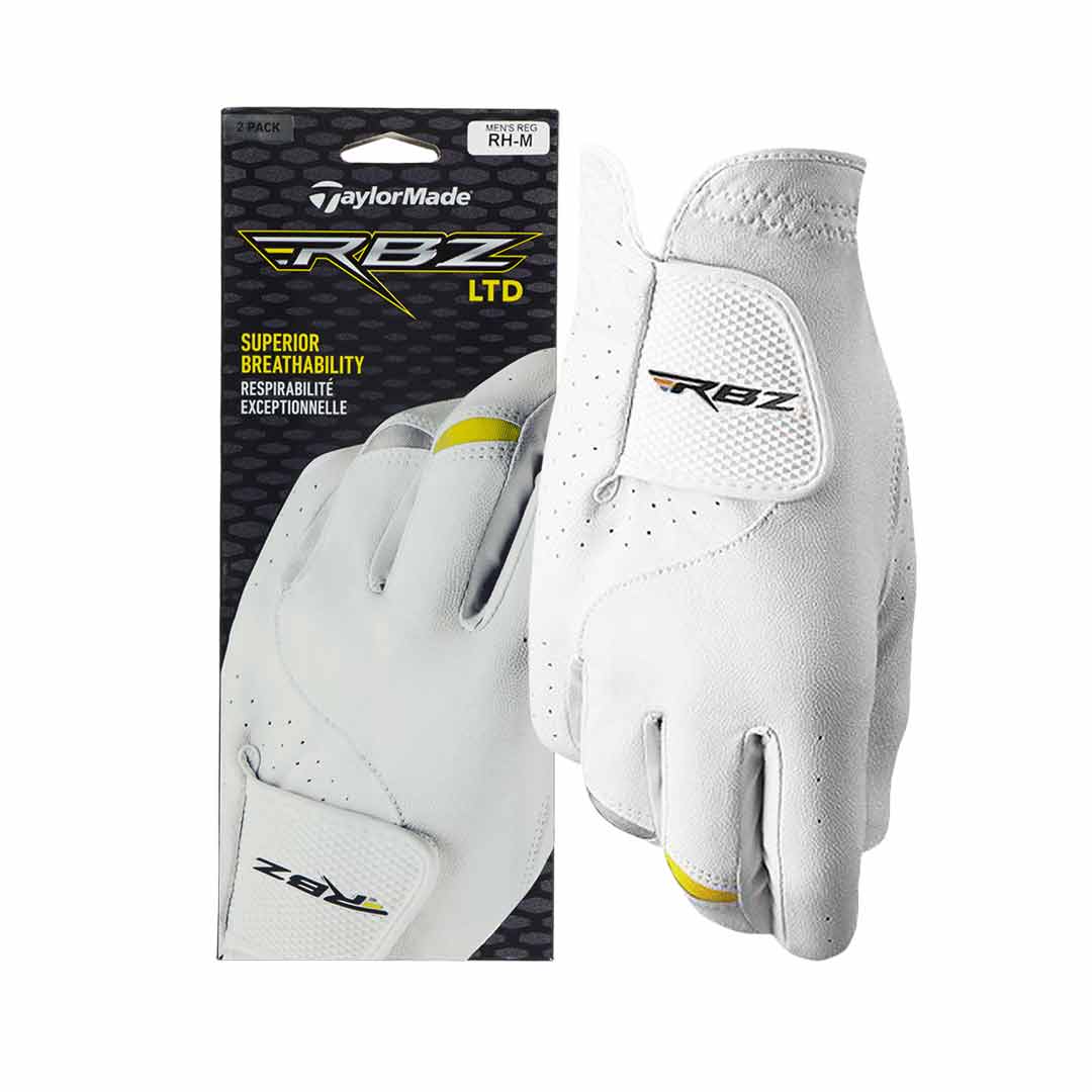 TaylorMade - Men's TM19 2 Pack Right Hand Golf Gloves - Medium