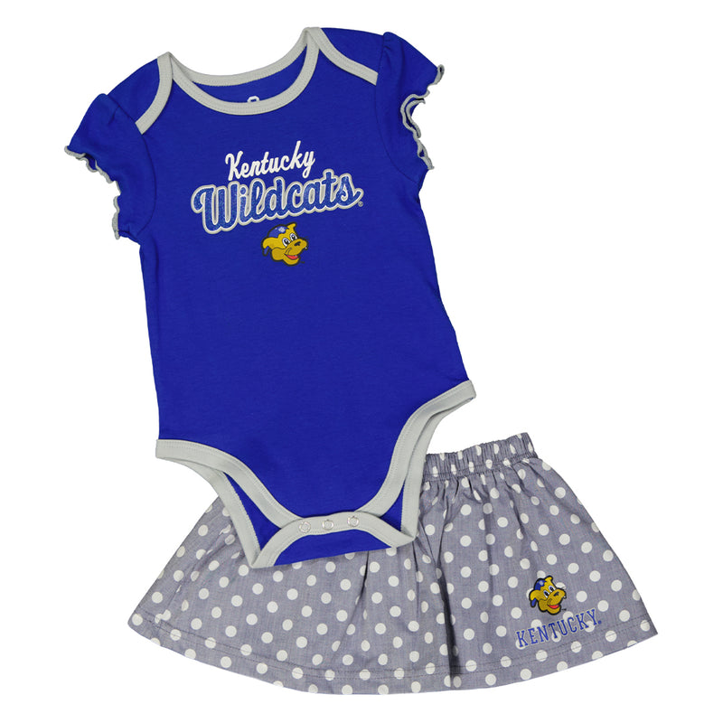 Girls' (Infant) Kentucky Wildcats Onesie With Skirt (KJ42FON 768)