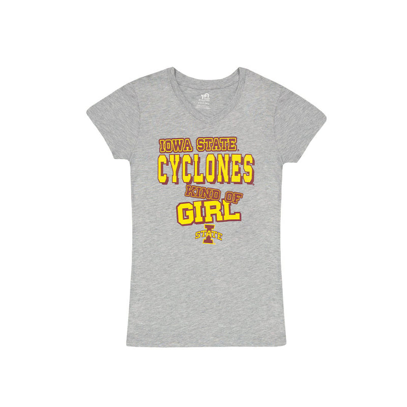 Girls' (Junior) Iowa State Cyclones T-Shirt (K547CU4 34N)