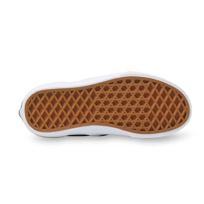 Vans slip shop on cuir perforé