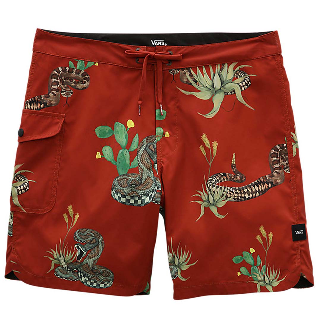 Vans shop red shorts