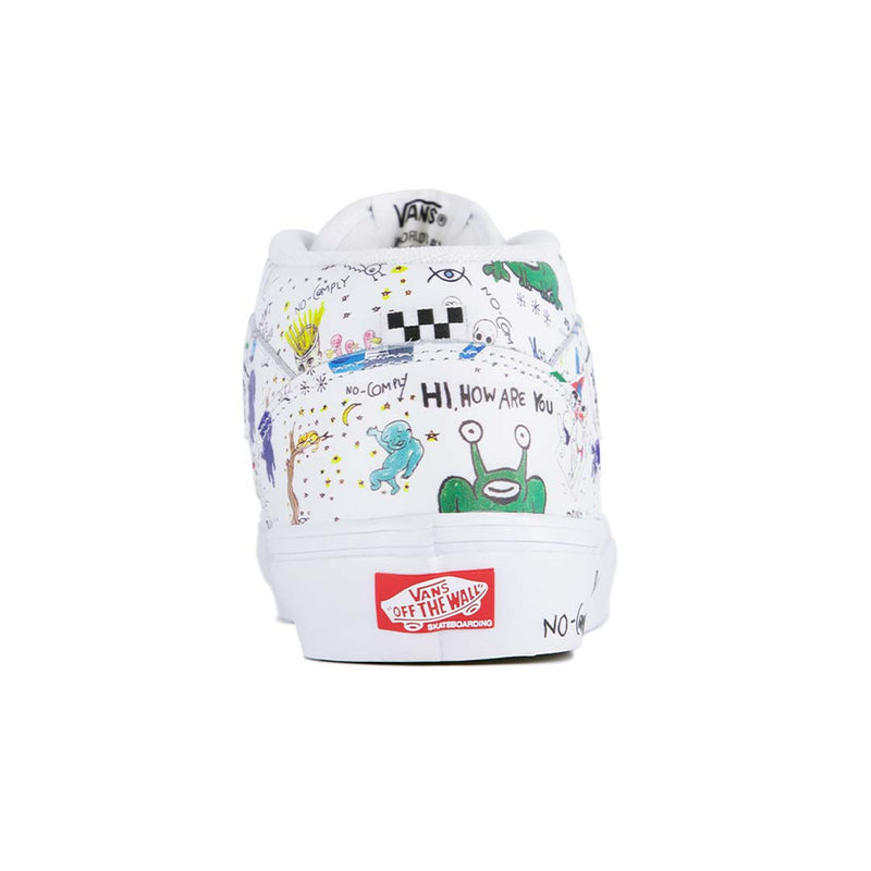 Vans - Men's Skate Half Cab X No Comply Daniel Johnston Shoes (5FCDWTM)