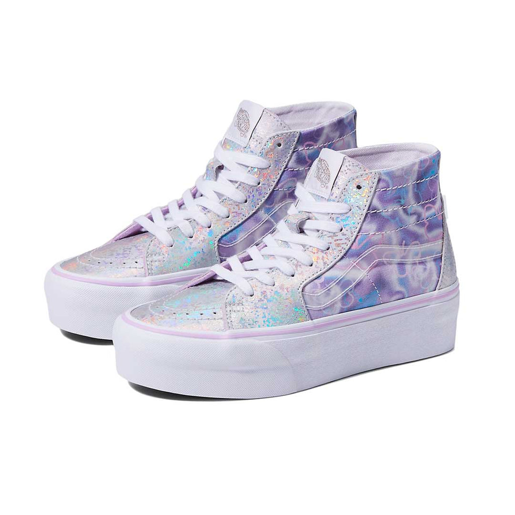 Iridescent vans high tops online