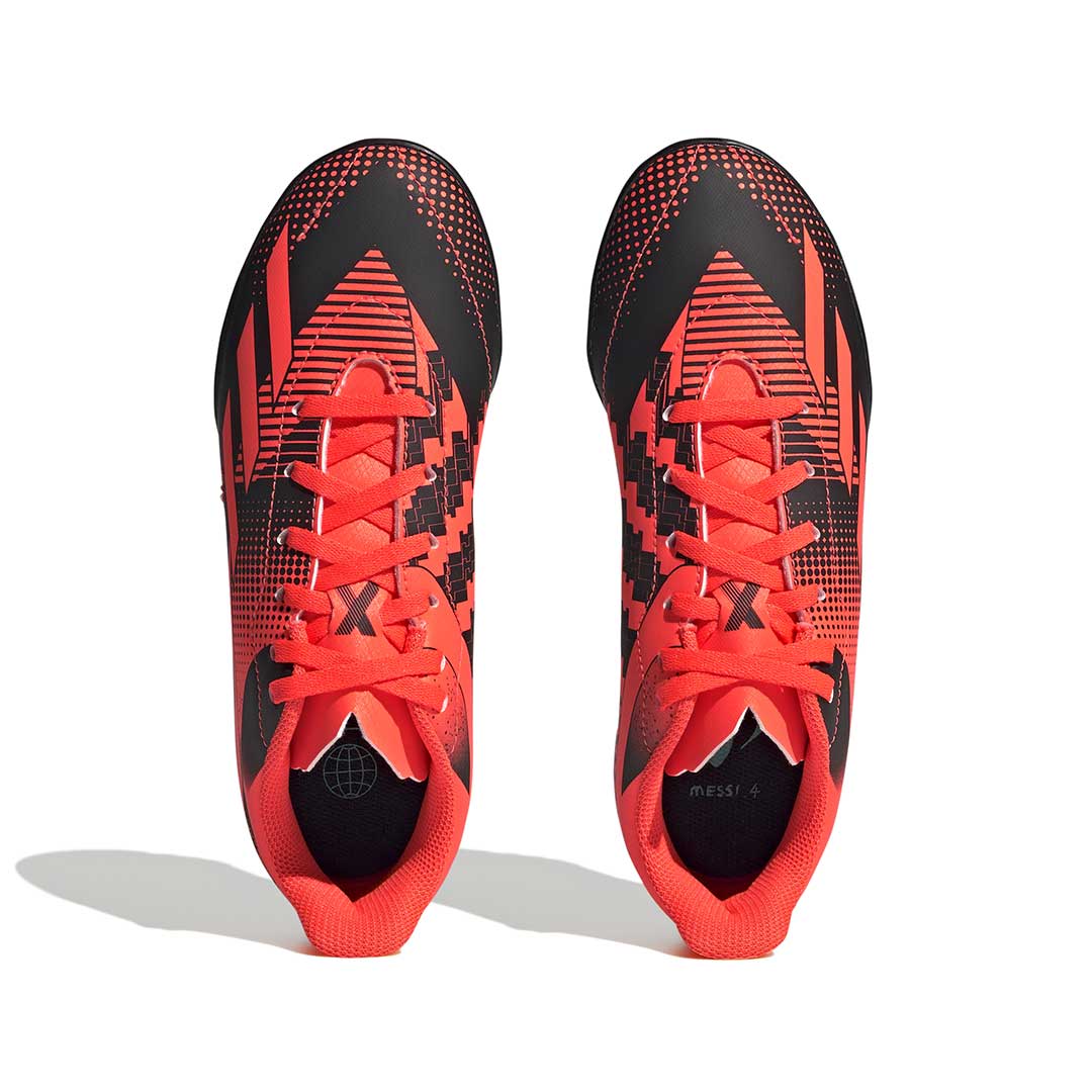 adidas Kids Junior X Speedportal Messi.4 Turf Soccer Shoes