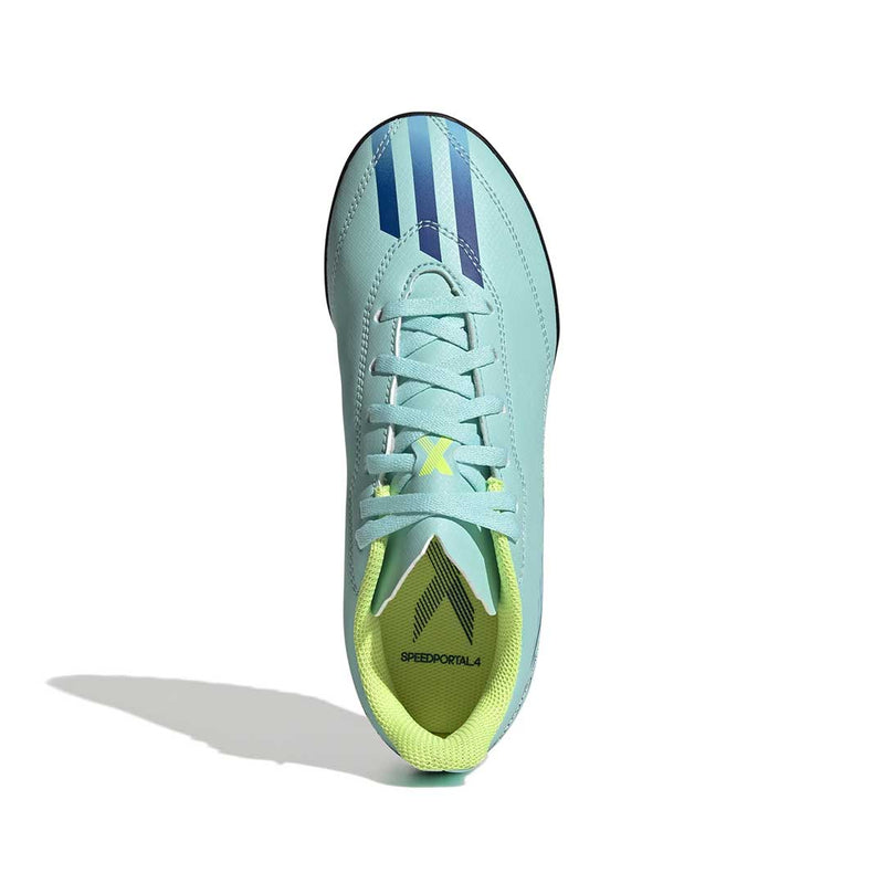 adidas - Kids' (Preschool & Junior) X Speedportal.4 Turf Soccer Shoes (GW8510)