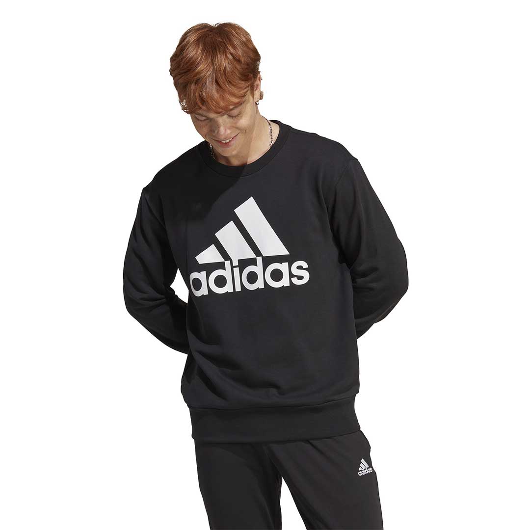 adidas Men's French Terry Trefoil Crewneck - Macy's