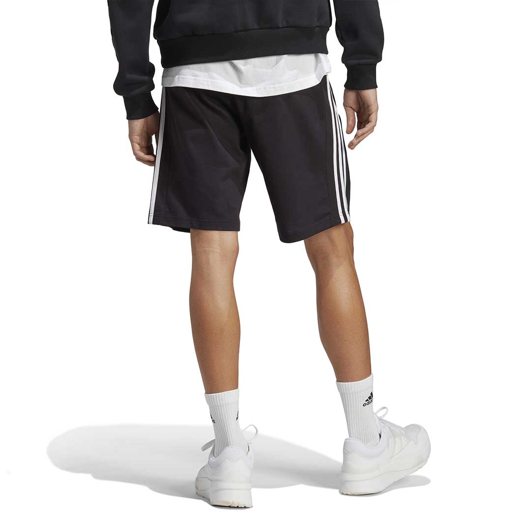 Adidas essentials 3 stripe cheap mens shorts
