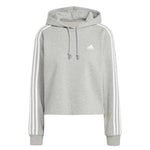 adidas - Women's Essentials 3 Stripes French Terry Crop Hoodie (IC9910)
