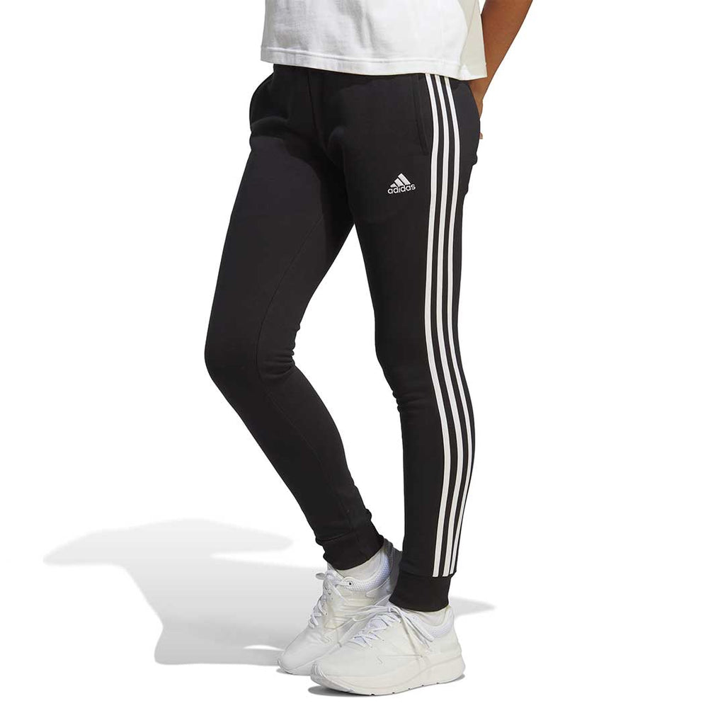 adidas - Pantalon Essentials 3 Stripes French Terry à revers pour Femme (IC8770)
