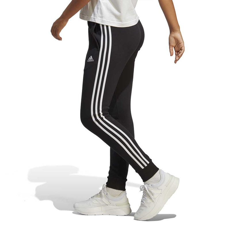 adidas - Women's Essentials 3 Stripes French Terry Cuffed Pants