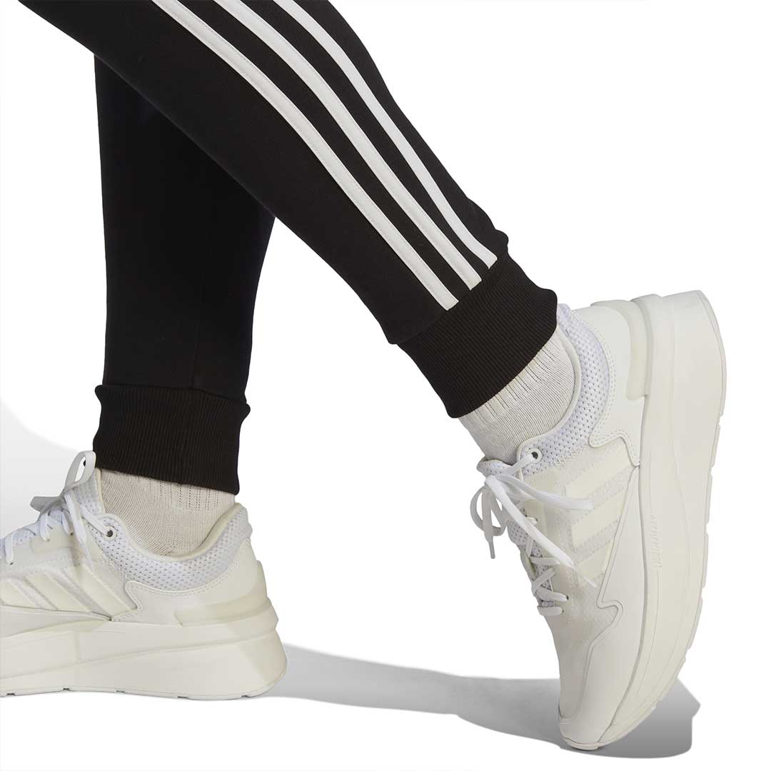 adidas Women s Essentials 3 Stripes French Terry Cuffed Pants