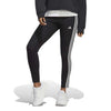 adidas - Legging Essentials 3 Stripes taille haute en jersey pour femme (IC7151)