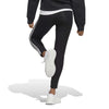 adidas - Legging Essentials 3 Stripes taille haute en jersey pour femme (IC7151)