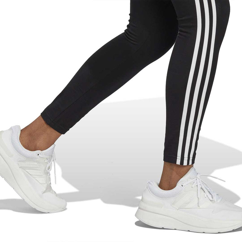adidas - Legging Essentials 3 Stripes taille haute en jersey pour femme (IC7151)