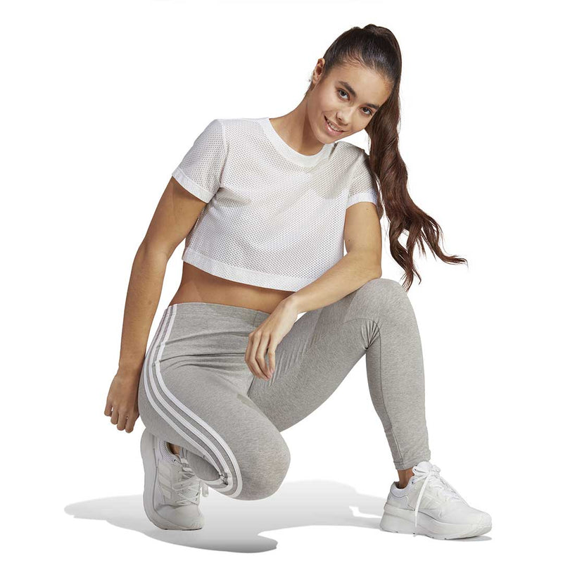 adidas - Women's Essentials 3 Stripes High Waisted Single Jersey Leggings (IC7152)