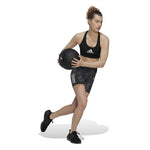 adidas - Women's Hyperglam Aeroready High Rise Tight Shorts (H44780)