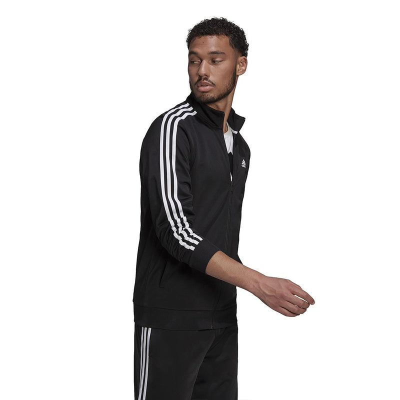 adidas - Veste de survêtement Essentials Warmup 3 Stripes pour Homme (H46099)