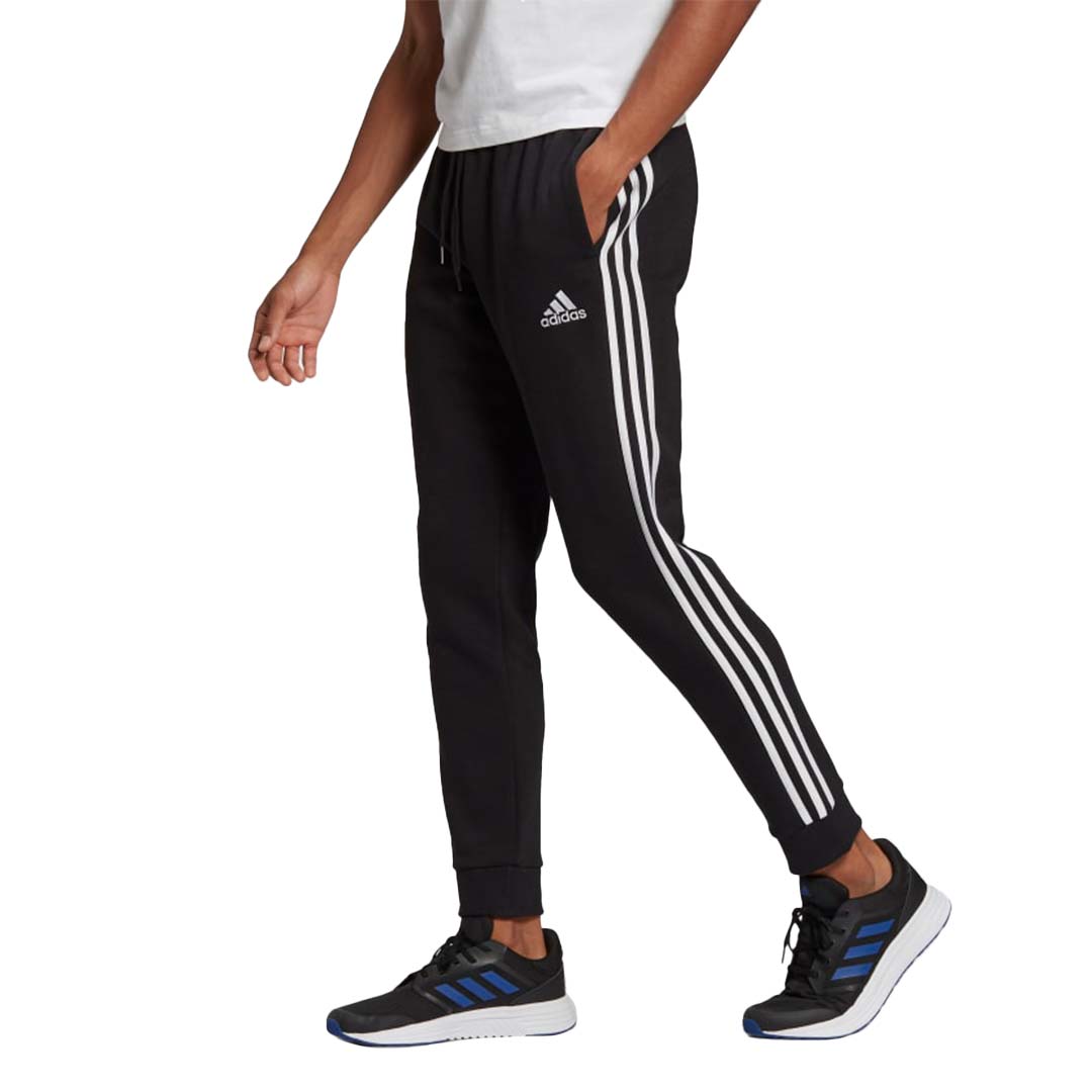 Adidas essentials 3s deals tapered french terry pant