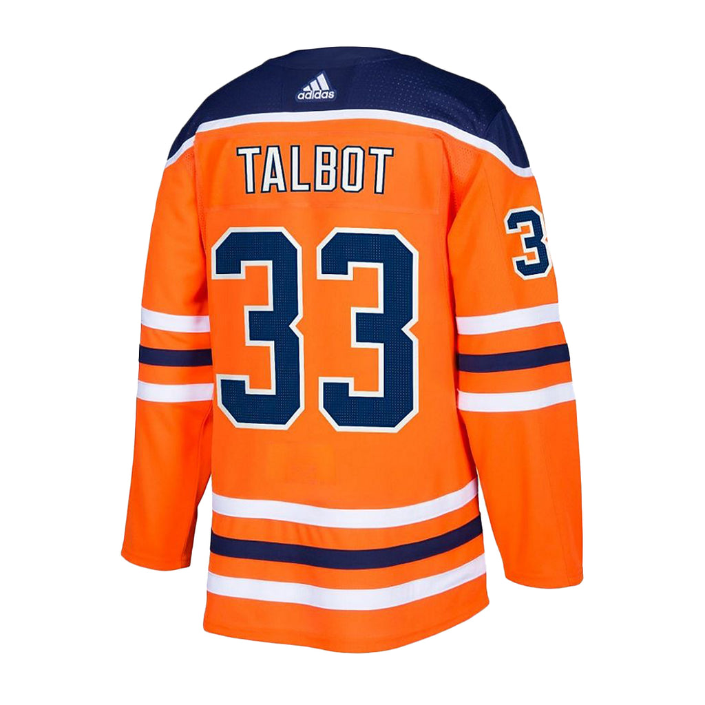 adidas - Maillot authentique Cam Talbot Domicile des Oilers d'Edmonton pour homme (CA6920)