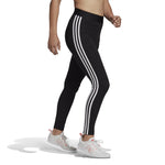 Adidas MEDIUM GREY HEATHER/WHITE Women's Essentials Leggings, US Medium 