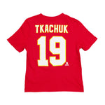 LNH - T-shirt Matthew Tkachuk des Flames de Calgary pour enfants (HK5B3HAADH01 FLMTM)