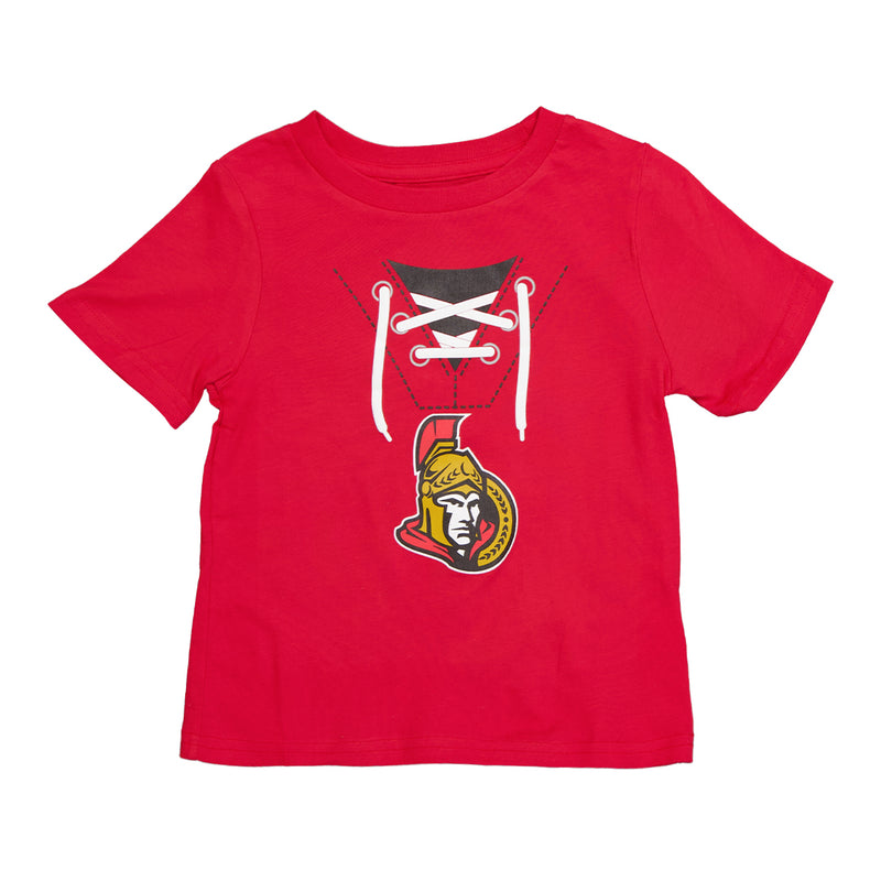 LNH - T-shirt en jersey simulé des Sénateurs d'Ottawa pour enfants (tout-petits) (HK5T1HATXH01 SEN)